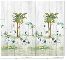 Load image into Gallery viewer, tropical wood digital mural (belgium) l3.18m x 2.8m
