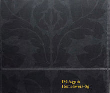 Load image into Gallery viewer, leather effect damask texture wallpaper im-64301 (6 colourways) im-64306 off-black

