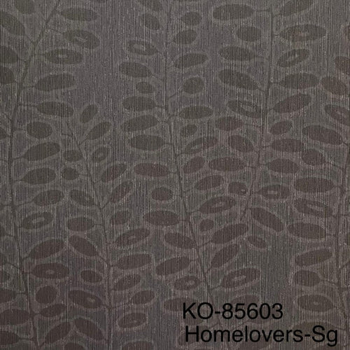 leaf & branch wallpaper ko-85603 (4 colourways) (belgium) ko-85603 dark mocha brown