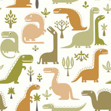 Load image into Gallery viewer, dinosaurs wallpaper ll 10-01-2 (3 colourways) (belgium) green ll10-01-2
