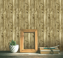Load image into Gallery viewer, HM23-327 Wood Design Wallpaper
