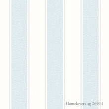 Load image into Gallery viewer, stripes design wallpaper 2690-1 (3 colour ways) - made in korea 2690-1
