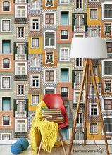 Load image into Gallery viewer, urban mosaic design wallpaper 338-1 (2 colourways) (korea)
