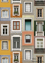 Load image into Gallery viewer, urban mosaic design wallpaper 338-1 (2 colourways) (korea) 338-2
