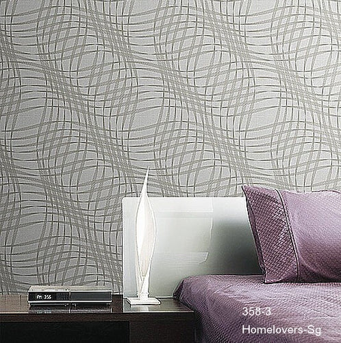 geometric pattern wallpaper 358-1 (2 colourways) (korea)