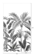 Load image into Gallery viewer, tropical forest digital mural (belgium) l1.59m x h2.8m

