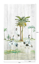Load image into Gallery viewer, tropical wood digital mural (belgium)
