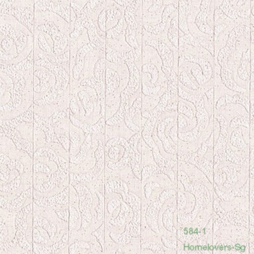 flower wallpaper 584-1 (2 colourways) (korea) 584-1 pink