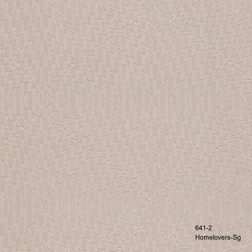 geometric pattern wallpaper 641-1 (2 colourways) (korea) 641-2 metallic dark grey