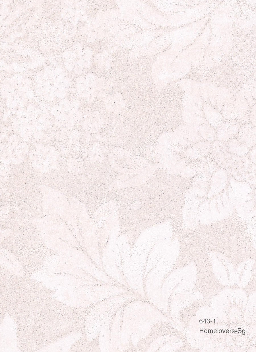 flower design 643-1 (3 colourways)  (korea) 643-1 ivory