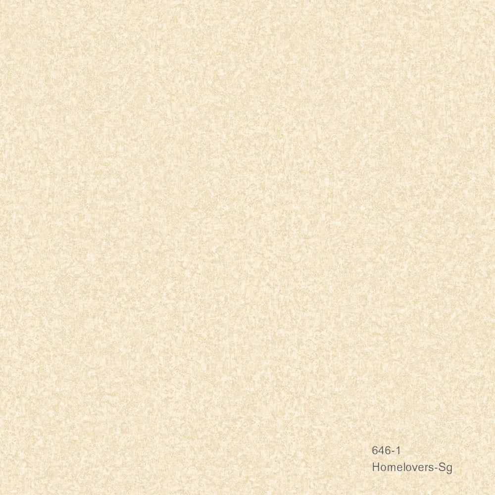solid colour wallpaper 646-1 (2 colourways) (korea) 646-1 cream