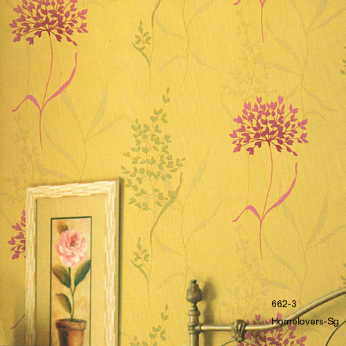 flower wallpaper 662-3 (korea)