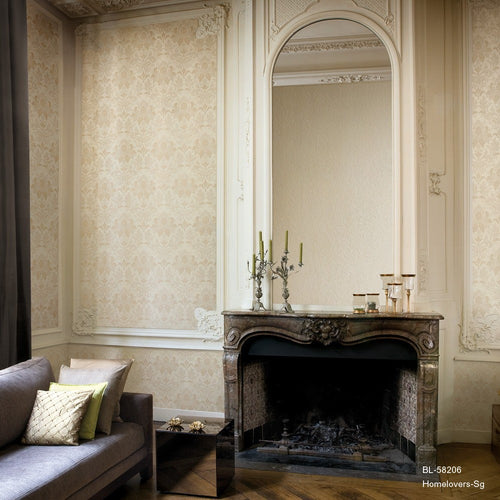 flower wallpaper bl-58201 (4 colourways) (belgium)