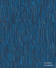 Load image into Gallery viewer, wooden strip design ca45301 (7 colourways) (belgium) ca-45314 dark blue
