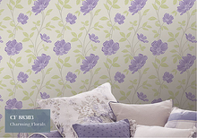 Load image into Gallery viewer, florals wallpaper cf-88302 (4 colourways) (belgium) lilac cf-88303
