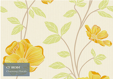 Load image into Gallery viewer, florals wallpaper cf-88302 (4 colourways) (belgium) yellow cf-88304
