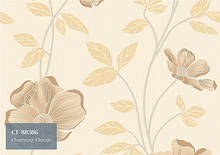 Load image into Gallery viewer, florals wallpaper cf-88302 (4 colourways) (belgium) brown cf-88306
