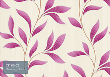 Load image into Gallery viewer, florals wallpaper cf-88401 (3 colourways) (belgium) plum cf-88403
