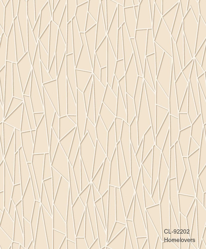 geometric design wallpaper cl-92202 ( 2 colourways) (belgium) cl-92202 off-white