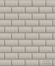 Load image into Gallery viewer, white brick wallpaper cl92503 (2 colourways) (belgium) cl-92503 oatmeal white
