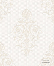 Load image into Gallery viewer, damask motifs wallpaper cl92701 (4 colourways) (belgium) cl-92701 light taupe
