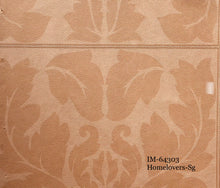 Load image into Gallery viewer, leather effect damask texture wallpaper im-64301 (6 colourways) im-64303 dark sand colour
