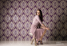 Load image into Gallery viewer, damask wallpaper ig-66101 (6 colourways) (belgium)

