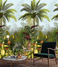 Load image into Gallery viewer, raffia palm digital mural (belgium) l3.18m x h2.8m
