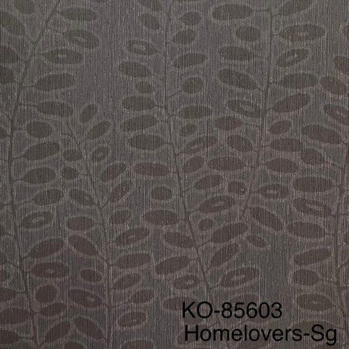 leaf & branch wallpaper ko-85603 (4 colourways) (belgium) ko-85603 dark mocha brown