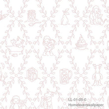 Load image into Gallery viewer, dream world wallpaper ll 01-03-2 (3 colourways) (belgium) ll01-05-0 light pink
