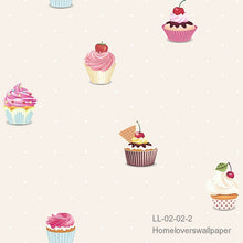 Load image into Gallery viewer, cupcakes wallpaper ll 02 (4 colourways) (belgium) ll02-02-2 light beige
