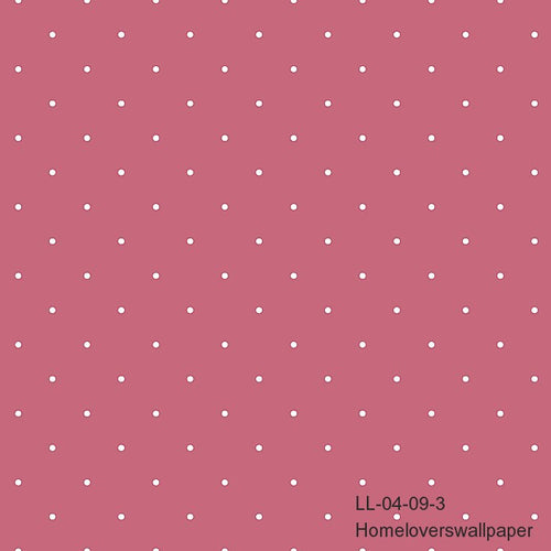 polka dot wallpaper ll 04 (4 colourways) (belgium) ll 04-09-3 deep pink