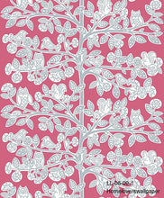 Load image into Gallery viewer, trees design wallpaper ll 06-02-8 (4 colourways) (belgium) ll 06-09-1 light grey.
