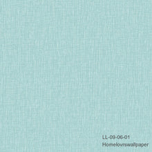 Load image into Gallery viewer, solid colour wallpaper ll 09 (6 colourways) (belgium) ll 09-06-1 soft turquoise
