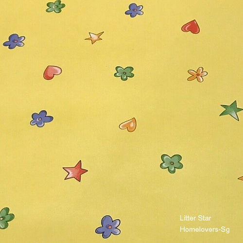 children wallpaper litter star (2 colourway) (uk)