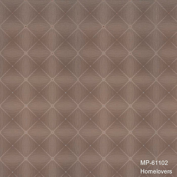 geometric design wallpaper mp61102 (4 colourways) (belgium) mp-61102 deep taupe