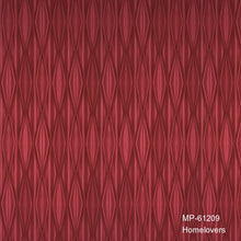 Load image into Gallery viewer, geometric design wallpaper mp61201 (6 colourways (belgium) mp-61209 wine red
