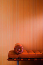 Load image into Gallery viewer, stripes design wallpaper mr15306 (2 colourways) (belgium) mr-15319 tangerine &amp; cream
