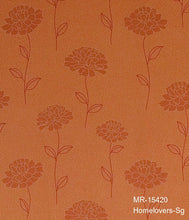 Load image into Gallery viewer, florals wallpaper mr-15403 (2 colourways) (belgium) mr-15420 tangerine colour
