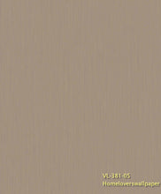 Load image into Gallery viewer, vl plain textured wallpaper vl-381-05 (12 colourways) (belgium) vl-381-05 taupe brown
