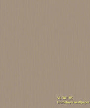 Load image into Gallery viewer, vl plain textured wallpaper vl-381-05 (12 colourways) (belgium) vl-381-05 taupe brown
