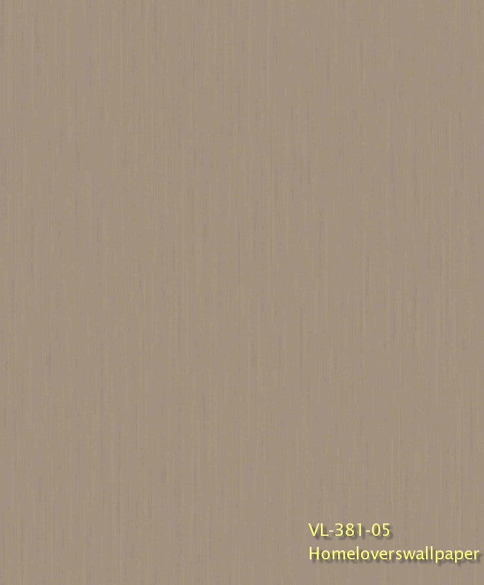 vl plain textured wallpaper vl-381-05 (12 colourways) (belgium) vl-381-05 taupe brown