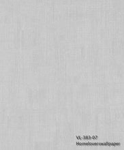 Load image into Gallery viewer, vl plain textured wallpaper vl-381-05 (12 colourways) (belgium) vl-383-07 neutral grey

