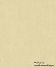 Load image into Gallery viewer, vl plain textured wallpaper vl-381-05 (12 colourways) (belgium) vl-383-23 yellow gold
