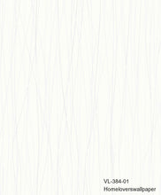Load image into Gallery viewer, stripes line wallpaper v384-01 (5 colourways) (belgium) v384-01 white &amp; oyster
