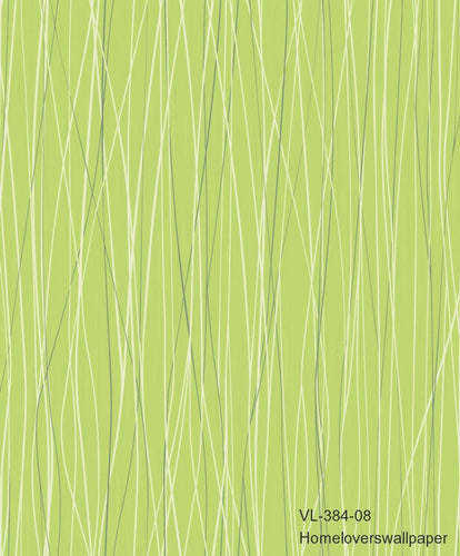 stripes line wallpaper v384-01 (5 colourways) (belgium) v384-08 white & green