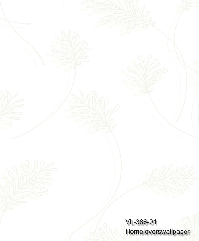 fern leaf wallpaper v386 (5 colourways) (belgium) vl-386-01 oyster white