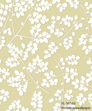 Load image into Gallery viewer, leaves &amp; branches wallpaper vl-387-02 (4 colourways) (belgium) vl-387-03 white

