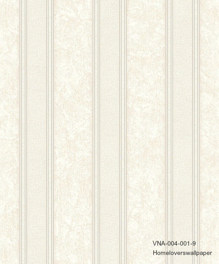 stripes wallpaper vna-004-001-9 (6 colourways) (belgium) oyster white vna-004-001-9