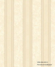 Load image into Gallery viewer, stripes wallpaper vna-004-001-9 (6 colourways) (belgium) dark creamvna-004-003-3
